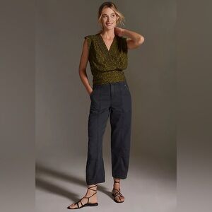 By Anthropologie V-Neck Wrap Top |
Anthropologie